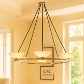 Vernet Round Chandelier 60"